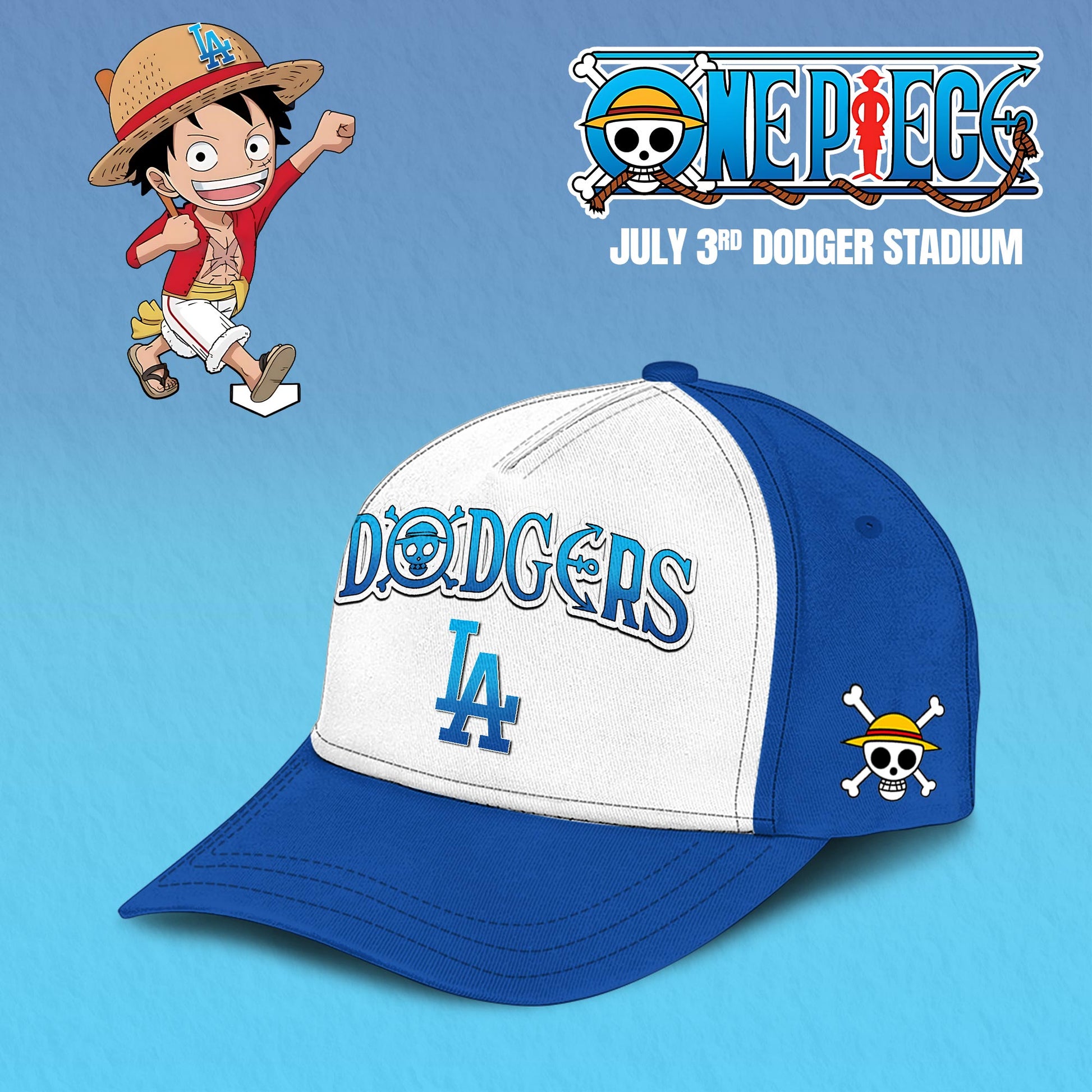 _ONE PIECE Night with the Los Angeles tshirt