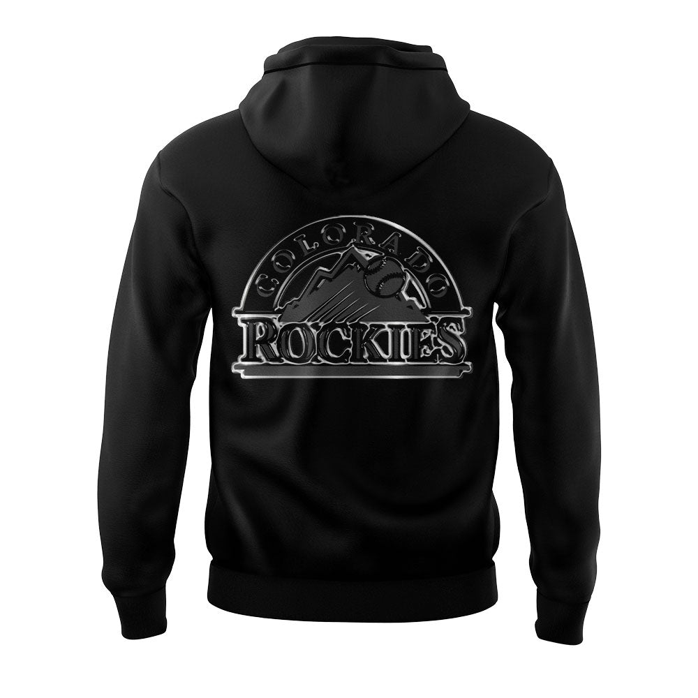 Limited Edition Colorado Rockies Back In Black Hoodie