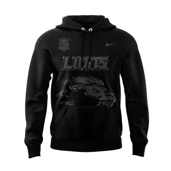 Limited Edition Detroit Lions Back In Black Hoodie V2