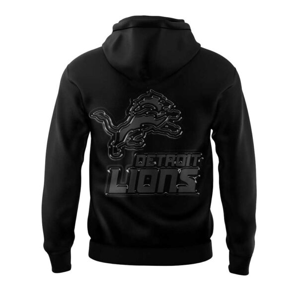 Limited Edition Detroit Lions Back In Black Uniform Hoodie
