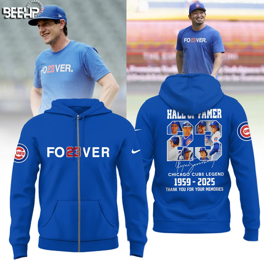 R.I.P Ryne Sandberg Forever 23 Zip Hoodie