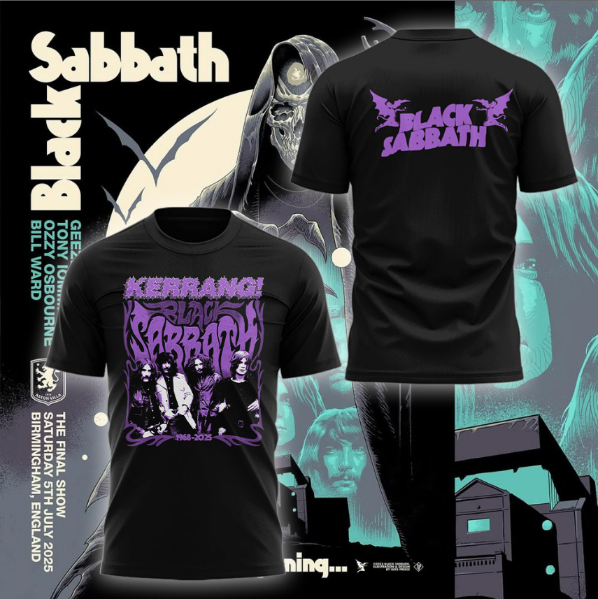 Limited Edition Thank You For The Memories” Ozzy Osbourne Black Shirt