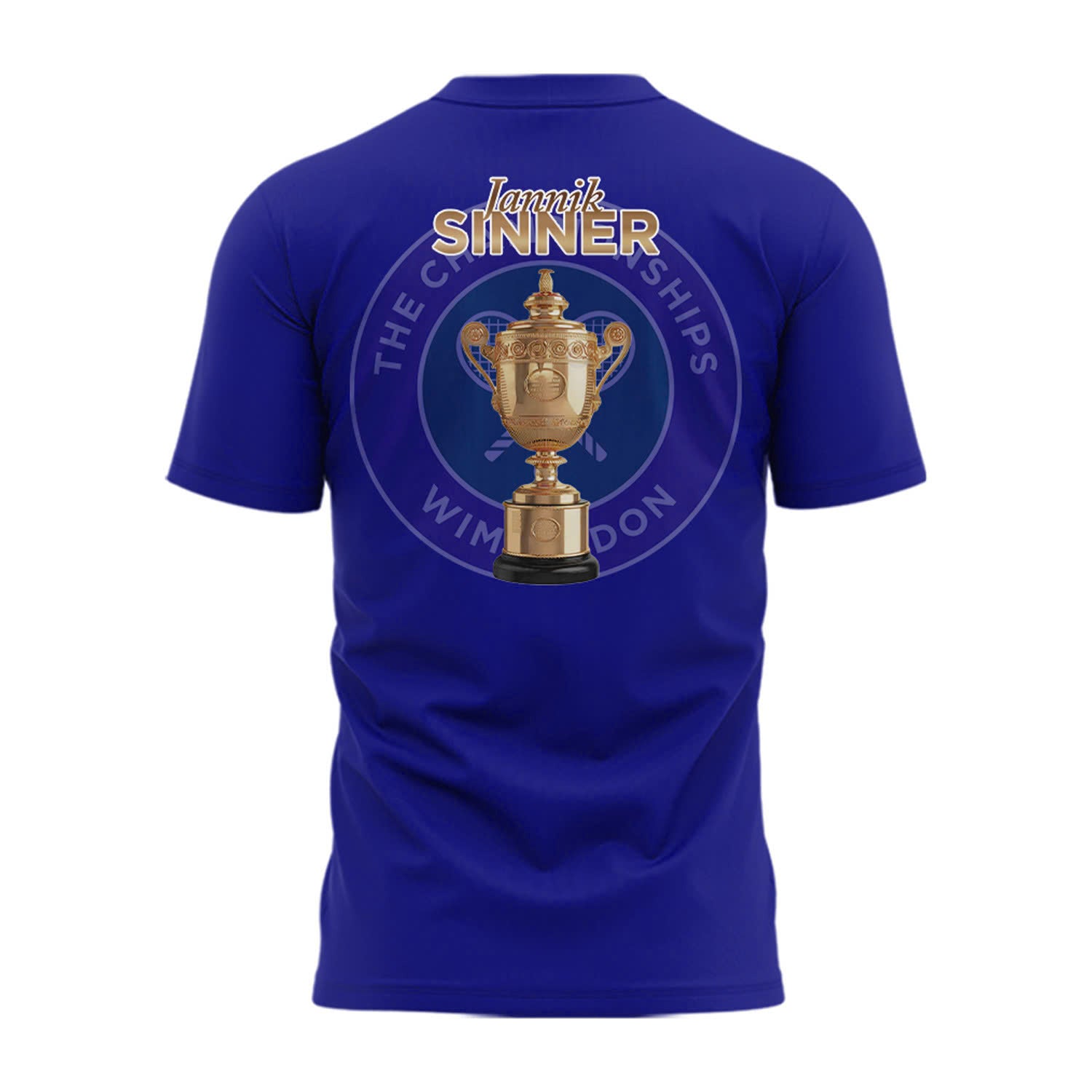 Special Jannik Sinner Wimbledon Championships 25 T-Shirt Navy