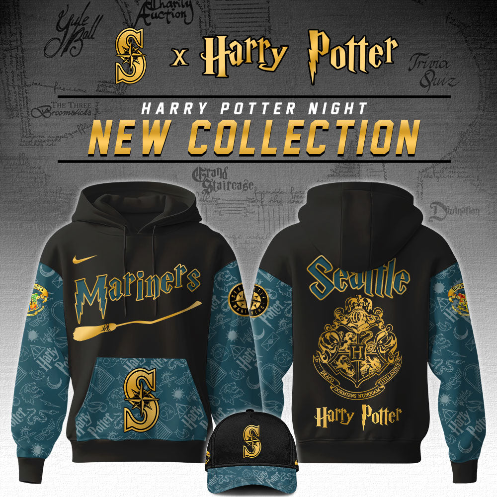 Seattle Mariners MLB x Harry Potter Night Game Hoodie Editions Limited