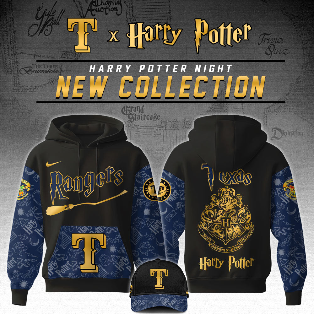 Texas Rangers MLB x Harry Potter Night Game Hoodie Editions Limited