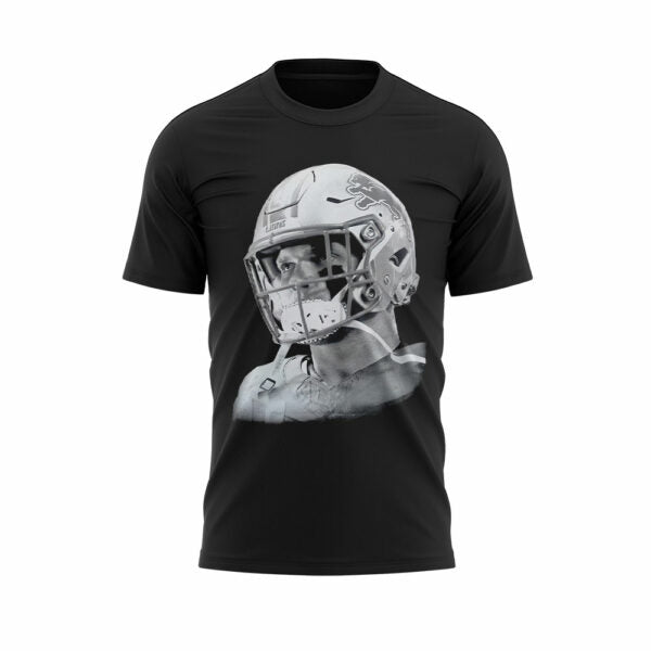 Aidan Hutchinson Charcoal House of Hutch x Detroit Lions Game Face Limited Edition Shirt