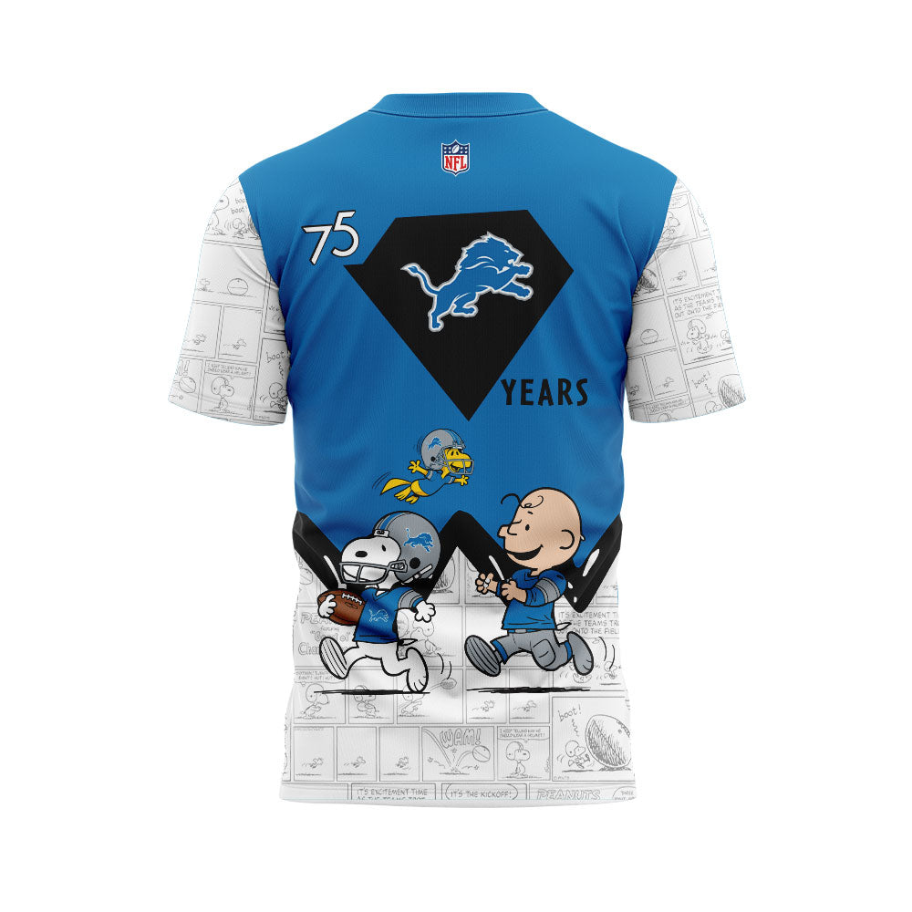 Limited Edition D.Lions 75th of Peanuts Shirt