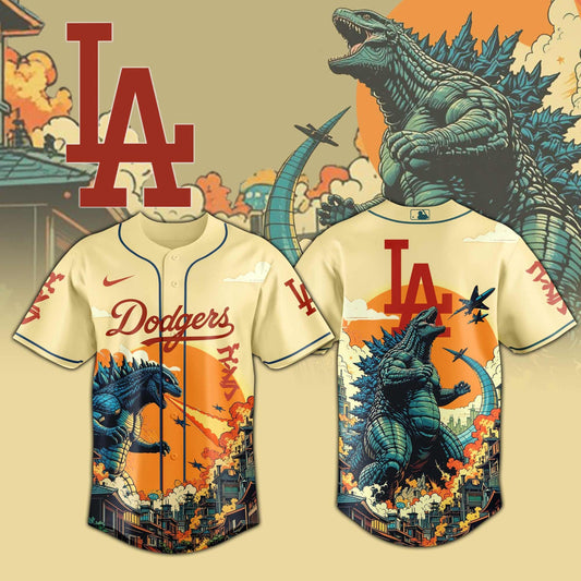Los Angeles Dodgers Special Godzilla Limited Edition Jersey