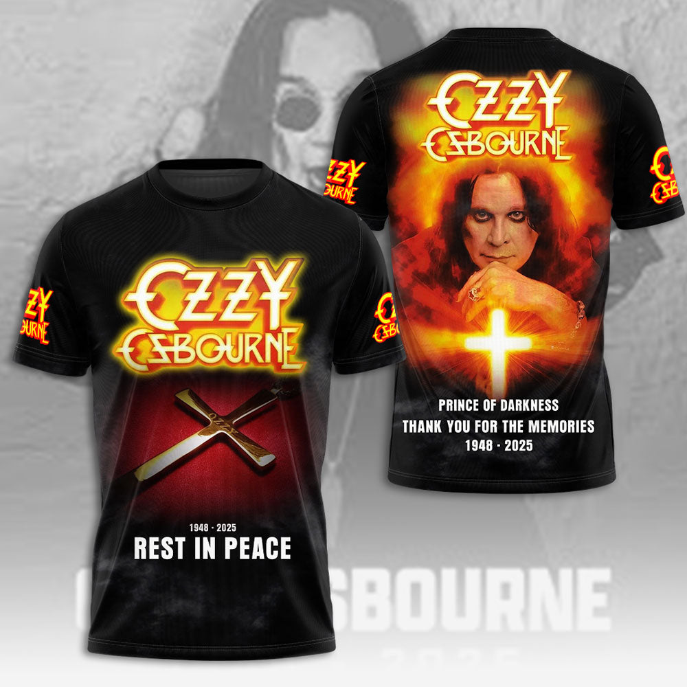 R.I.P Ozzy Osbourne Thank You For The Memories Shirt