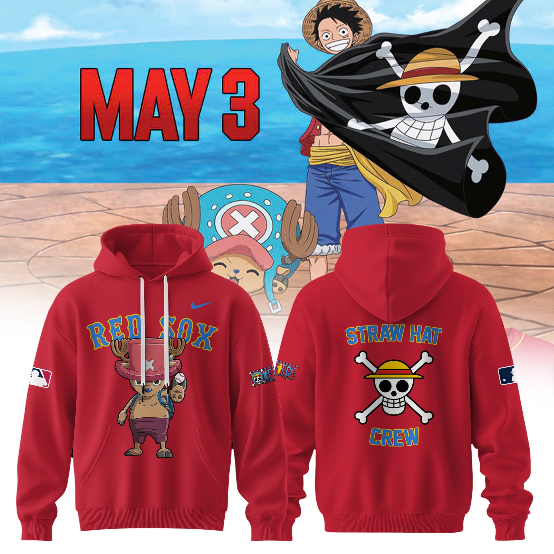 One Piece x Boston Red Sox  Latest Collaboration Collection
