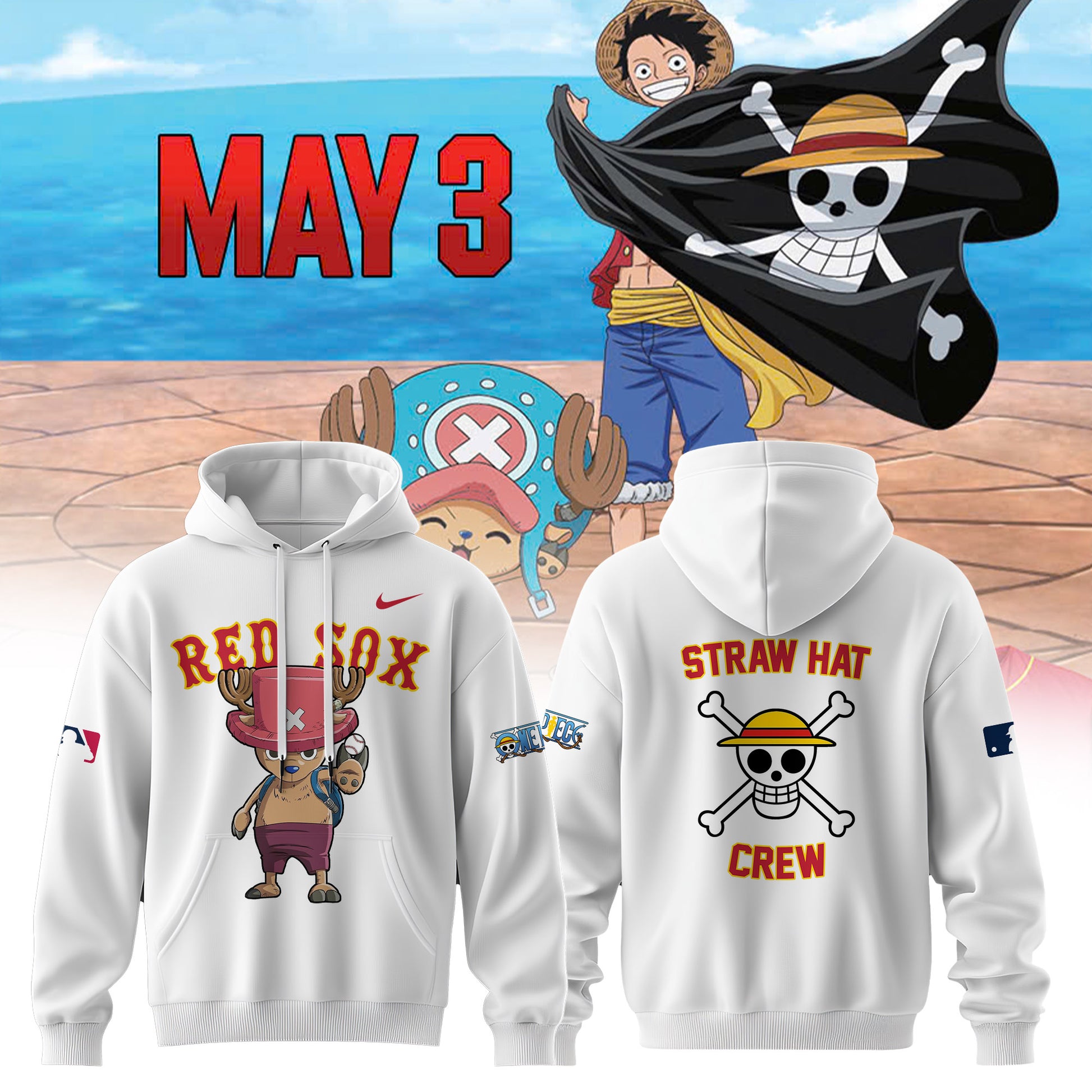 One Piece x Boston Red Sox  Latest Collaboration Collection