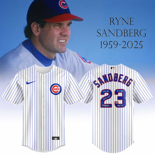 Ryne Sandberg 1959 2025 Jersey Editions Limited White