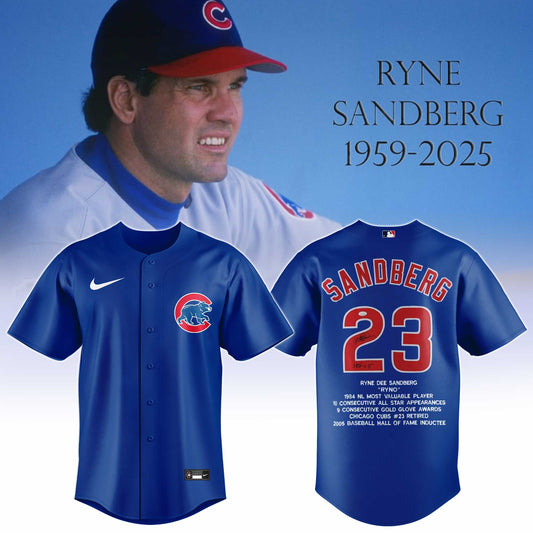 Ryne Sandberg 1959 2025 Jersey Editions Limited Blue