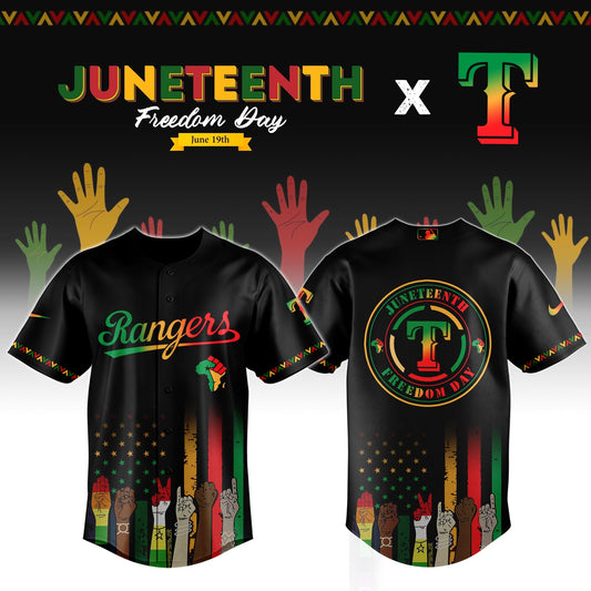 _Texas Rangers MLB x Juneteenth Jersey Editions Limited 2025 V1