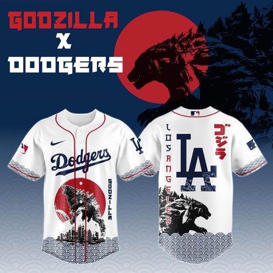 Godzilla x Los Angeles Dodgers Limited Japan Edition Jersey