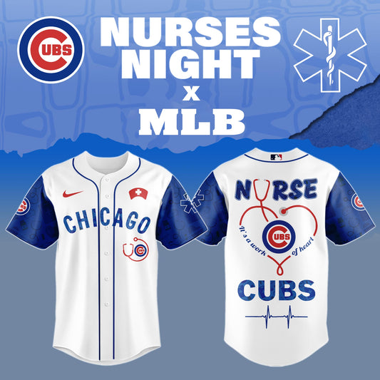 Chicago Cubs Nurses Game Night Special Edition Jersey