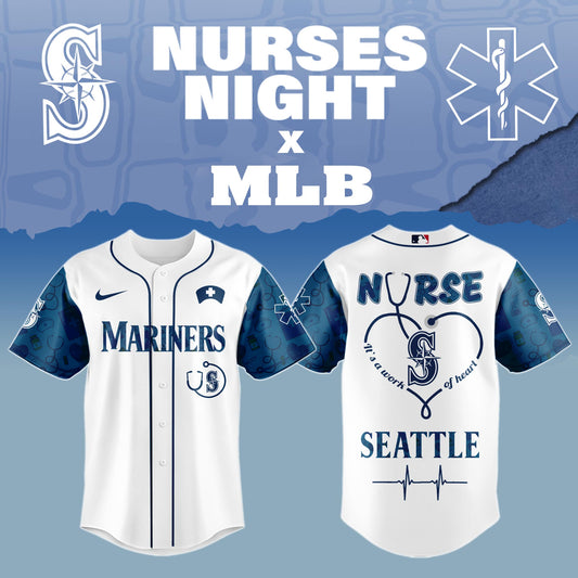 Seattle Mariners Nurses Game Night Special Edition Jersey