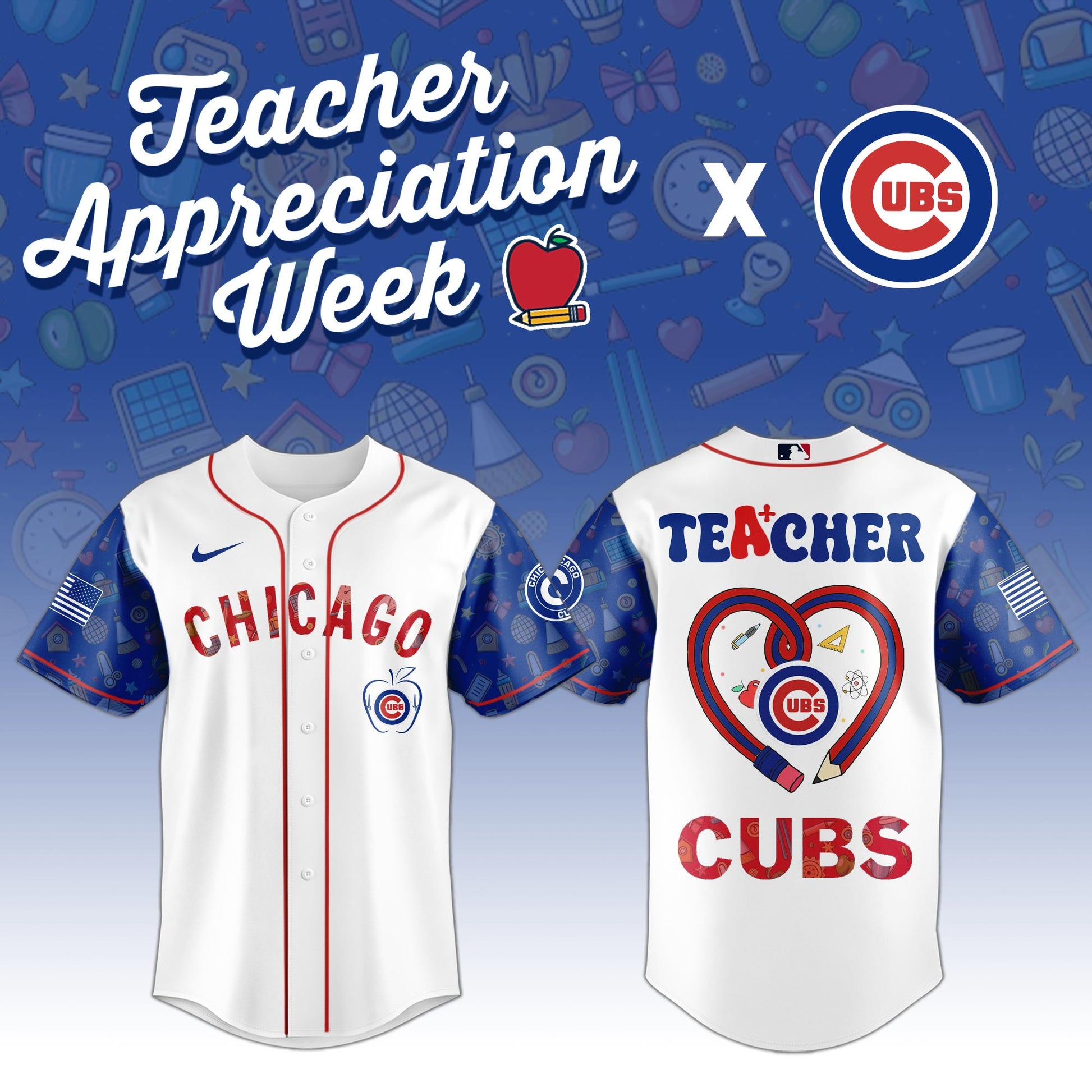 Chicago Cubs MLB X Teacher Appreciation Week Edition Jersey 2025