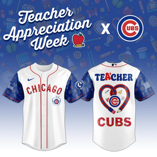 Chicago Cubs MLB X Teacher Appreciation Week Edition Jersey 2025