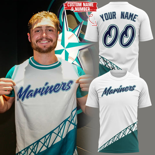 Limited Edition Mariners Custom Tshirt-KC07042502