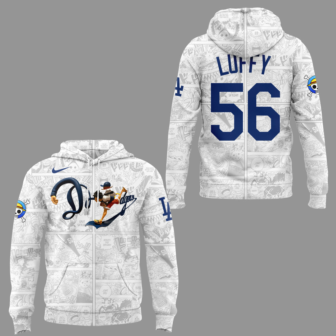 Limited Edition ONE PIECE X DODGERS Hoodie-KC07052506