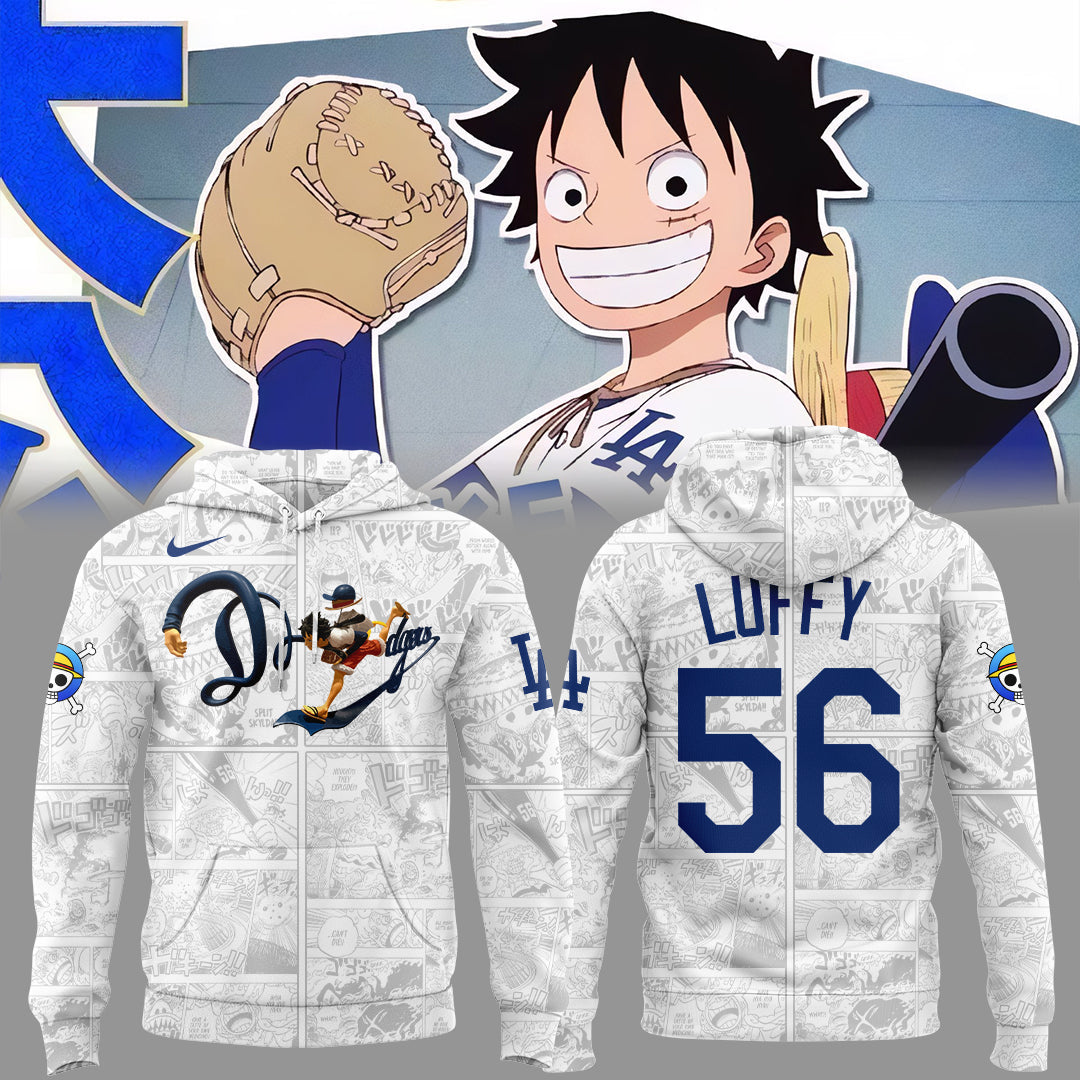Limited Edition ONE PIECE X DODGERS Hoodie-KC07052506