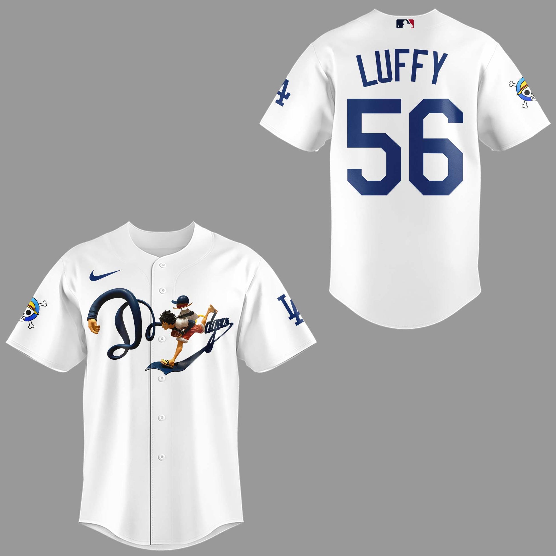 Limited Edition ONE PIECE X DODGERSers Jersey-KC07052507
