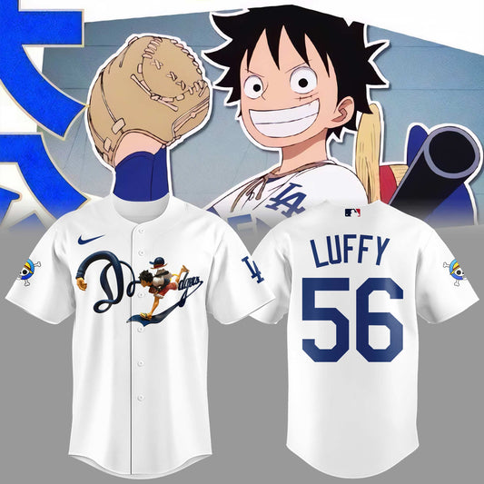Limited Edition ONE PIECE X DODGERSers Jersey-KC07052507