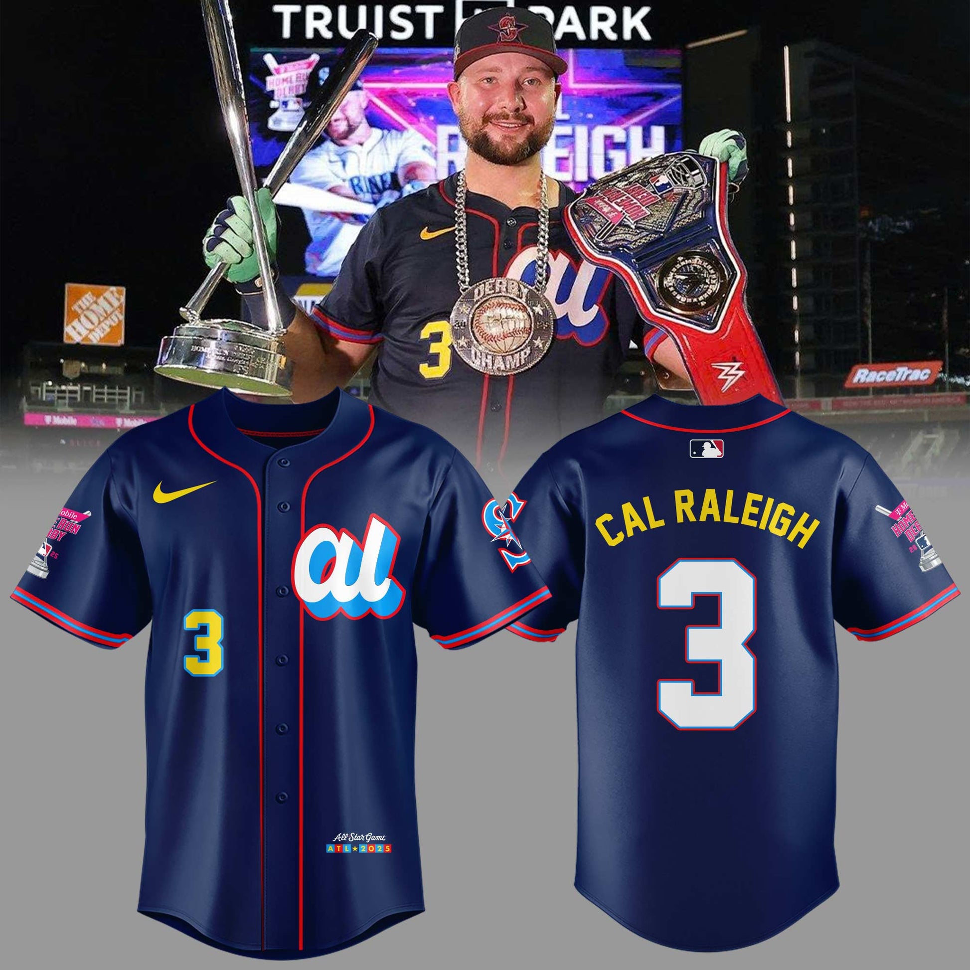 Limited Edition Cal Raleigh Jersey-KC07152561