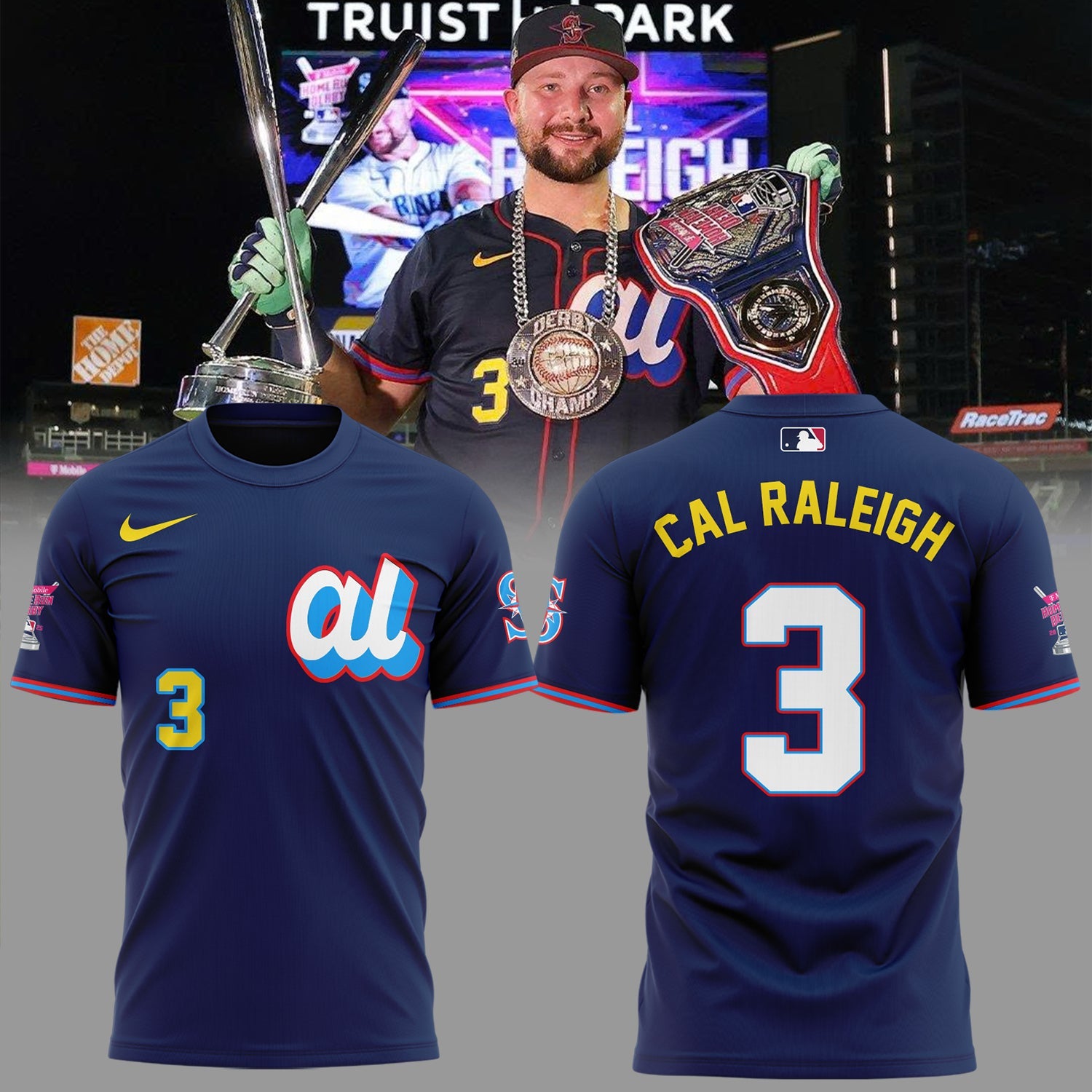 Limited Edition Cal Raleigh Tshirt-KC07152570