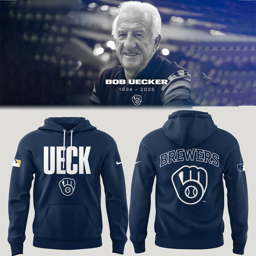 Honoring The Legend, Brewers Baseball Hall of Famer Bob Uecker Hoodie