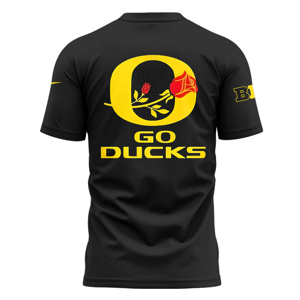 Limited Oregon Ducks Rose Bowl Game TShirt-LL1224241001