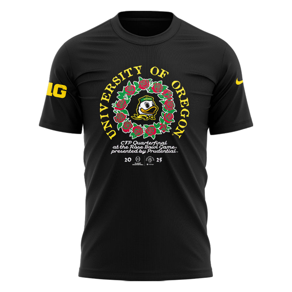 Limited Oregon Ducks Rose Bowl Game TShirt-LL1224241001
