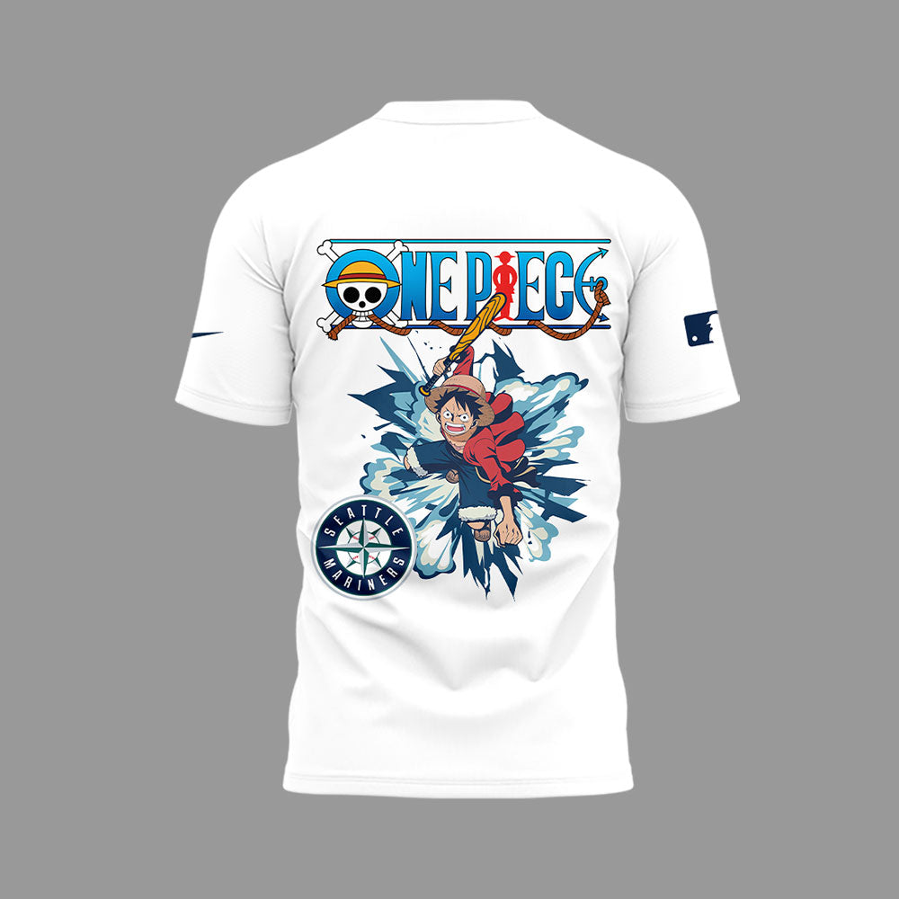 Seattle Mariners x One Piece Night T-Shirt