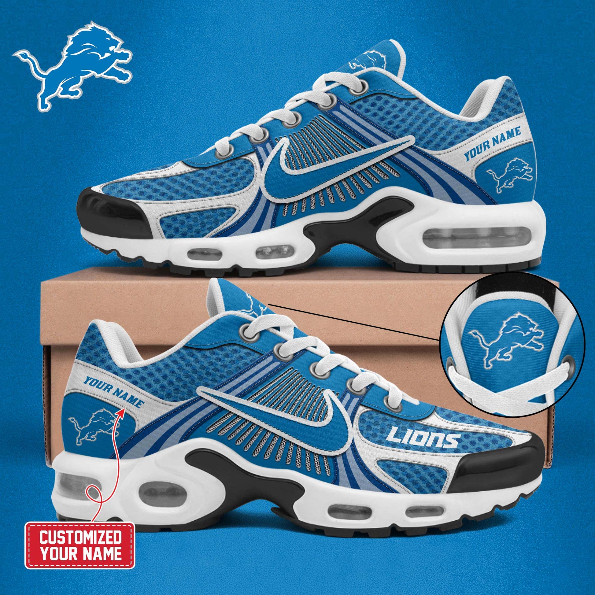 Special Edition Detroit Lions New Shoes