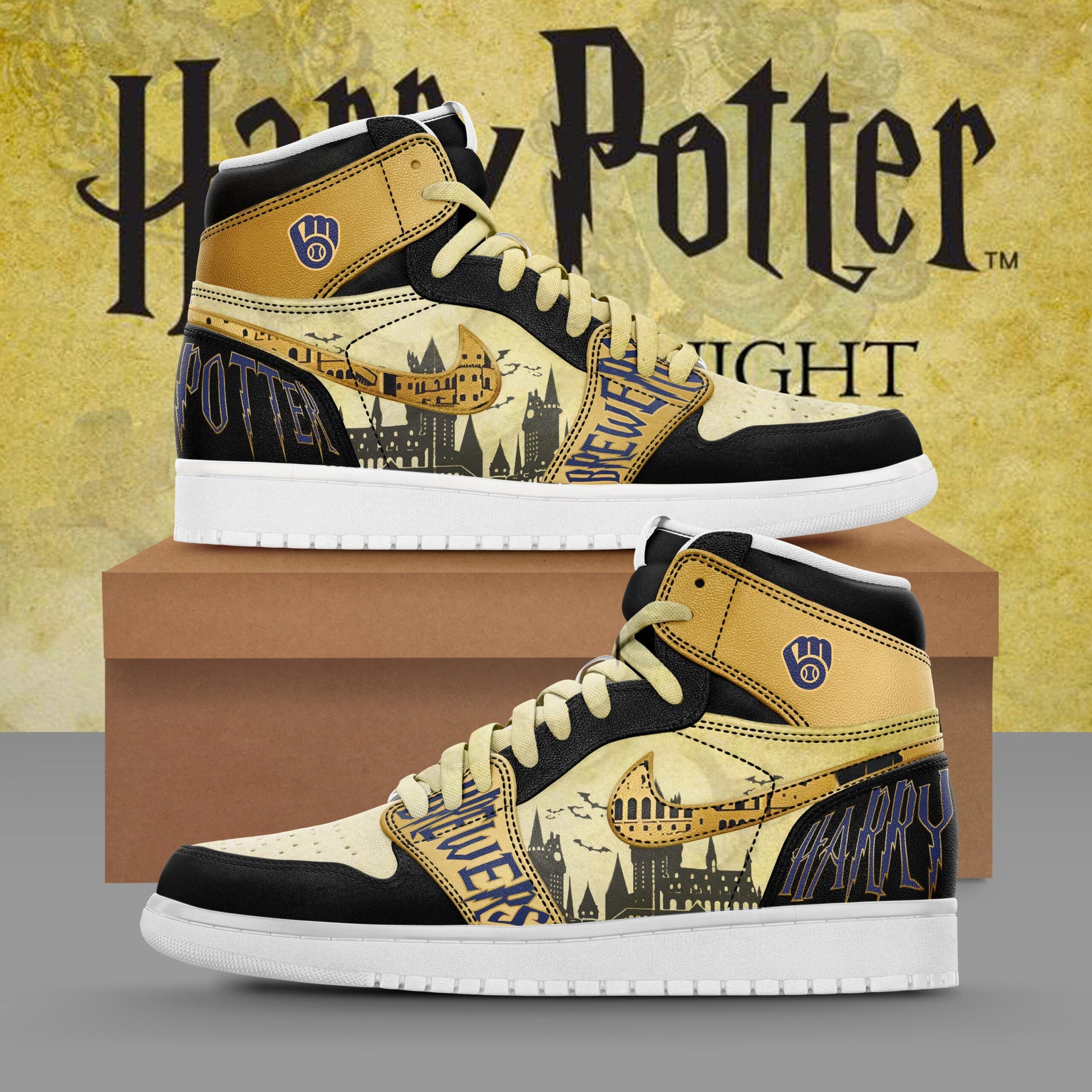 Milwaukee Brewers x New Harry Potter AJ1 Sneaker Collection