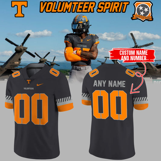 Limited Edition Smokey Grey tribute to Tennessee’s Volunteer Spirit Custom Name And Number Jersey-ND04072501