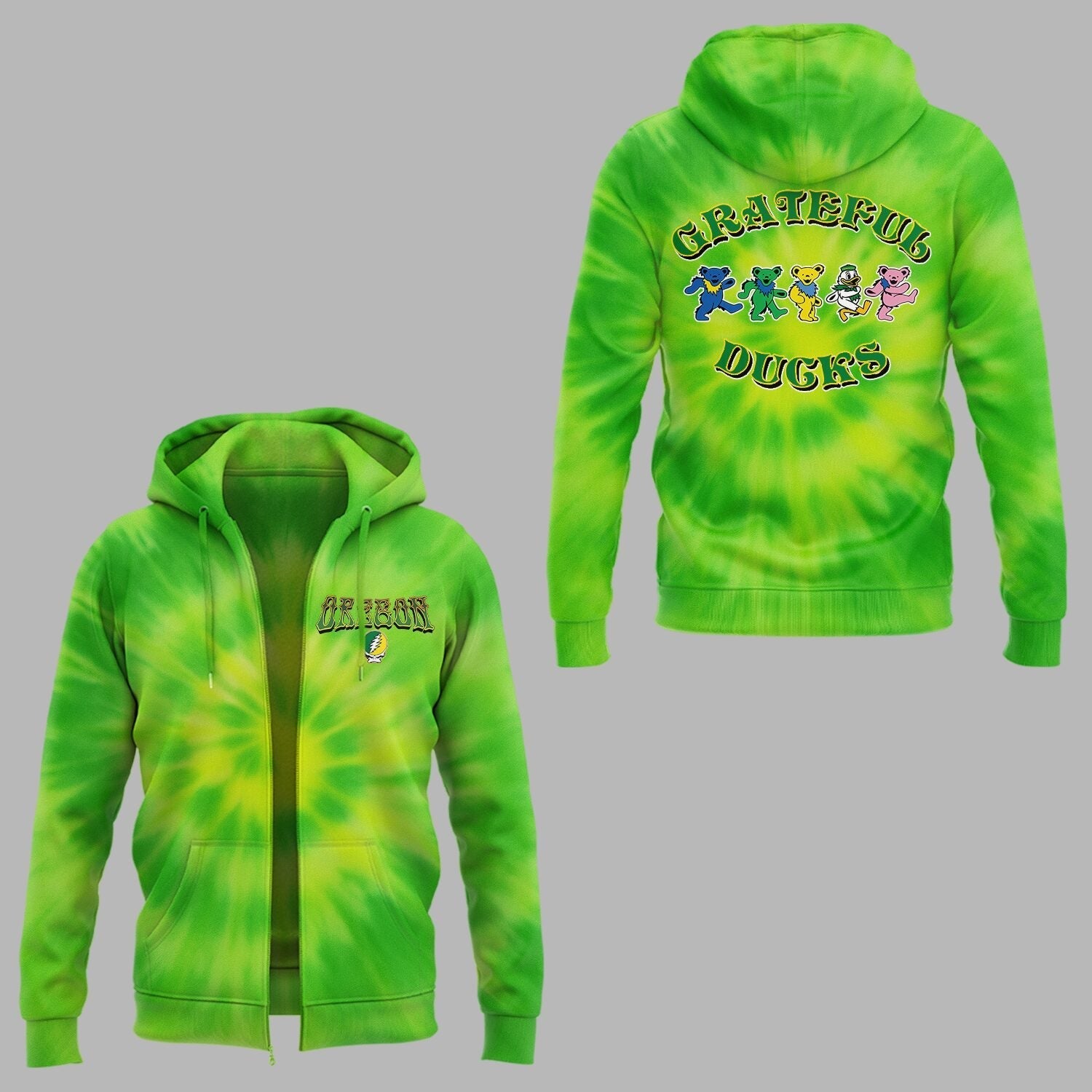 Special Edition “Grateful Ducks” 2025 Zip Hoodie