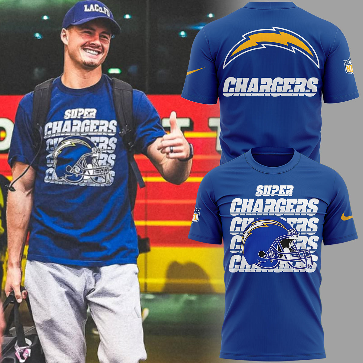 Limited Edition Chargers 2025 Season Tshirt