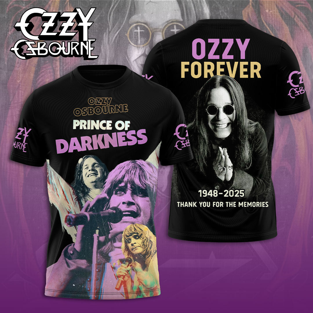 R.I.P Ozzy Osbourne Thank You For The Memories Shirt