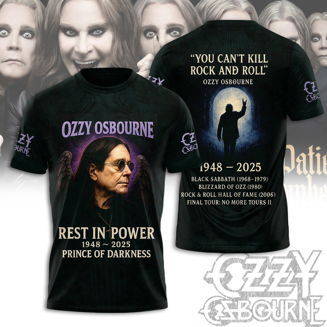 R.I.P Ozzy Osbourne Thank You For The Memories Shirt