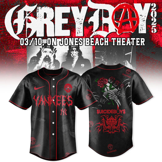New York Yankees x $uicideboy$ GreyDay Tour Merch 2025