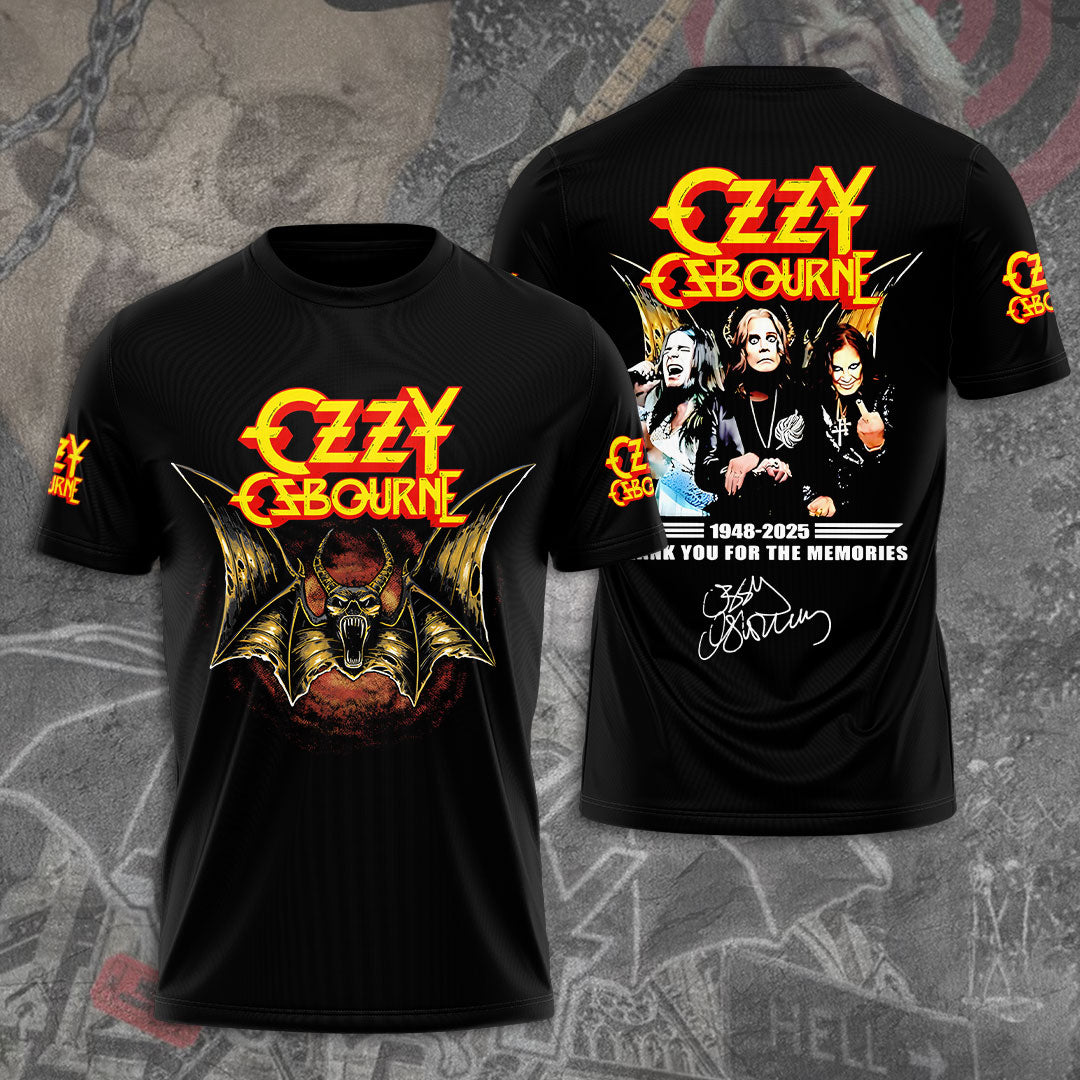 R.I.P Ozzy Osbourne Thank You For The Memories Shirt