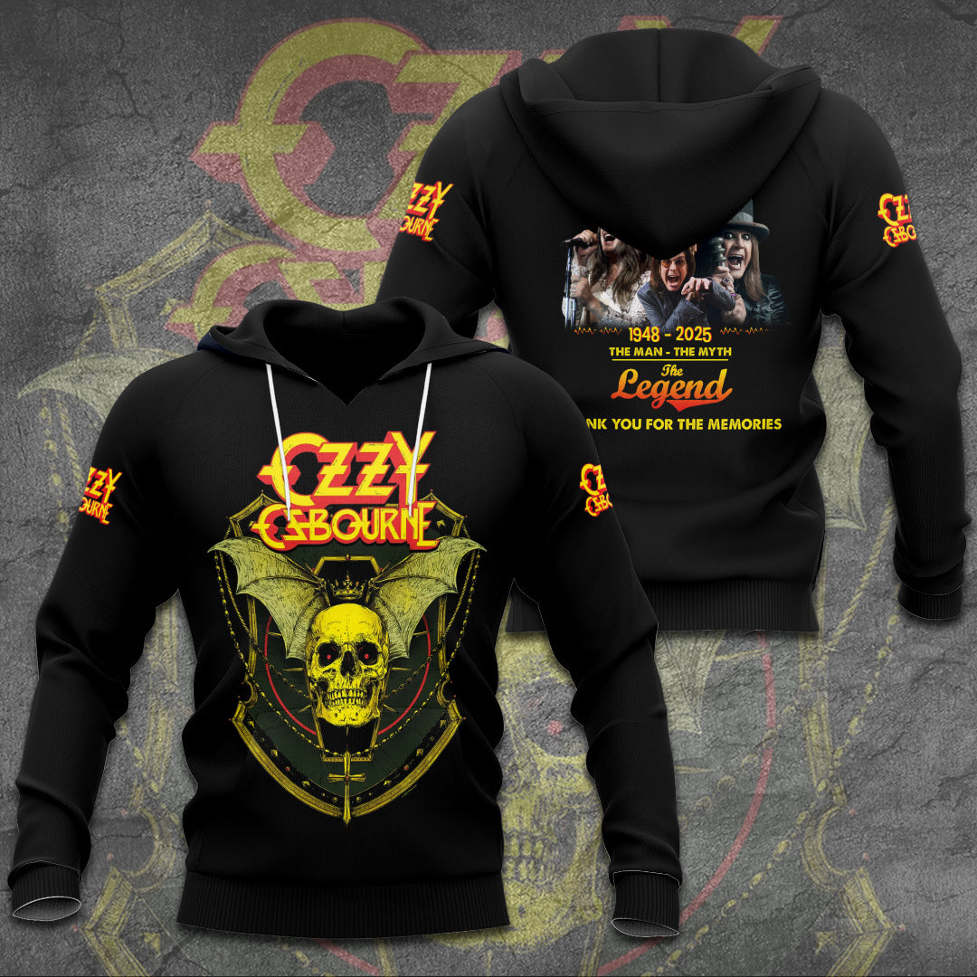 R.I.P Ozzy Osbourne Thank You For The Memories Hoodie