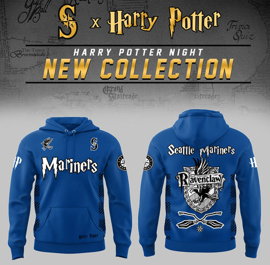 Seattle Mariners x Harry Potter Night Ravenclaw House Hoodie