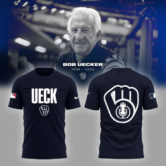 Honoring The Legend, Brewers Baseball Hall of Famer Bob Uecker TShirt