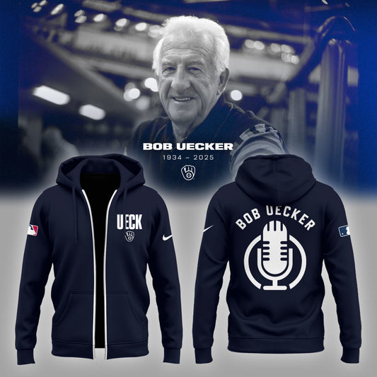 Honoring The Legend, Brewers Baseball Hall of Famer Bob Uecker Zip Hoodie