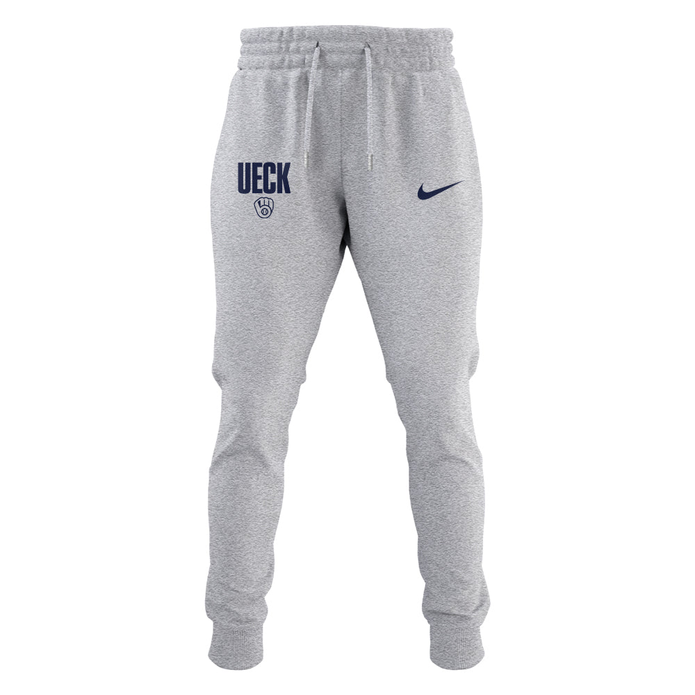 Honoring The Legend, Brewers Baseball Hall of Famer Bob Uecker Grey Zip Hoodie