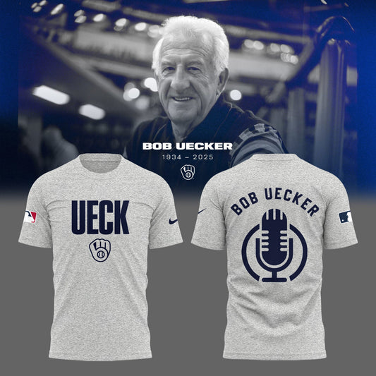 Honoring The Legend, Brewers Baseball Hall of Famer Bob Uecker TShirt