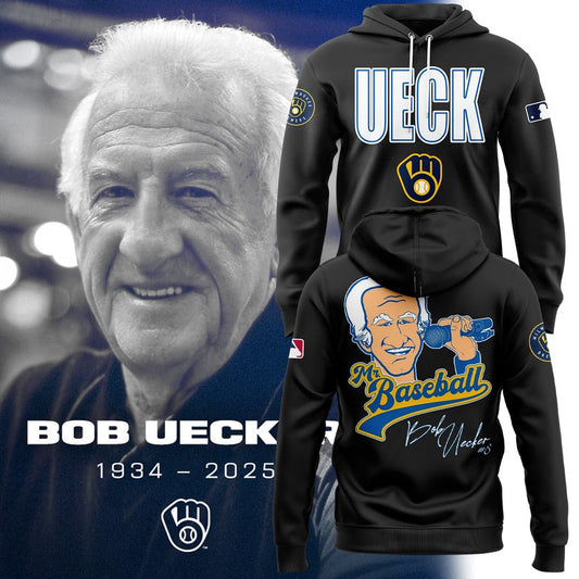 Honoring The Legend, Brewers Baseball Hall of Famer Bob Uecker Hoodie